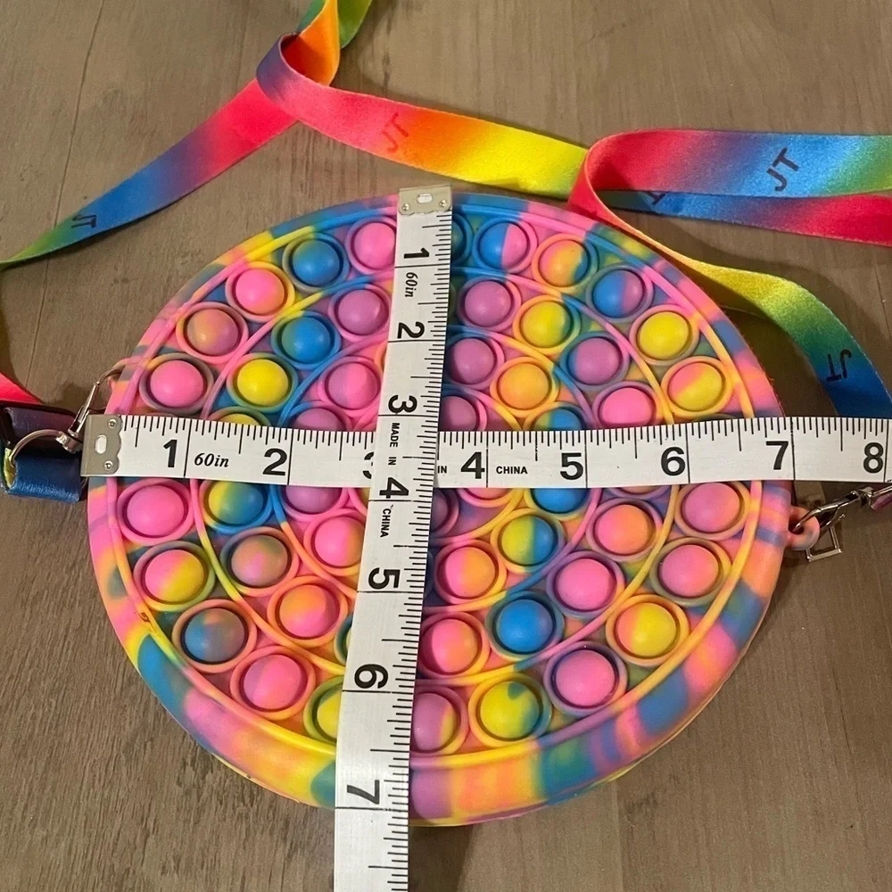 Fidget purse colorful crossbody bag